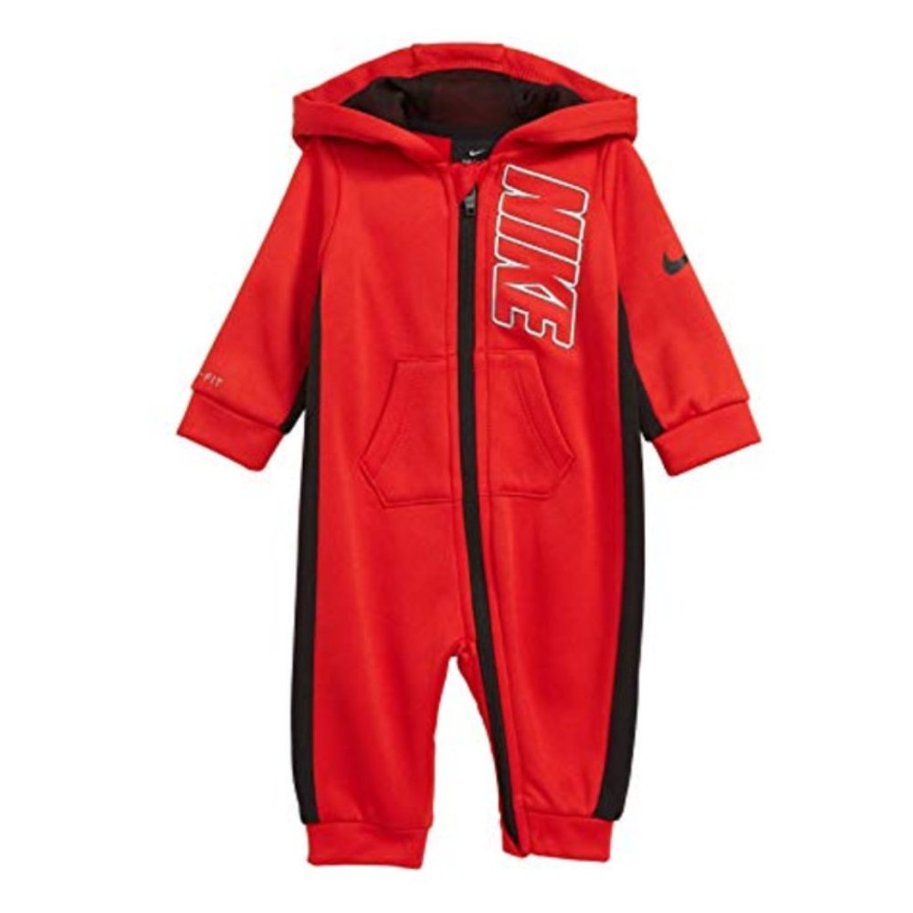 Baby Boys Thermal Hooded Coveralls